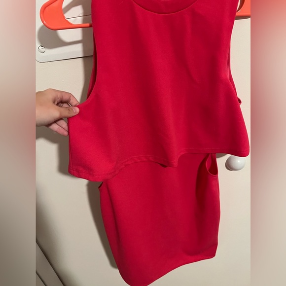 Size M she + sky hot pink dress - Picture 4 of 6